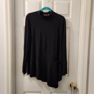 LOGO Mock Neck Tunic